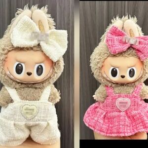 2 Sets Of Adorable Outfits with Pink and Cream NO DOLL INCLUDED
